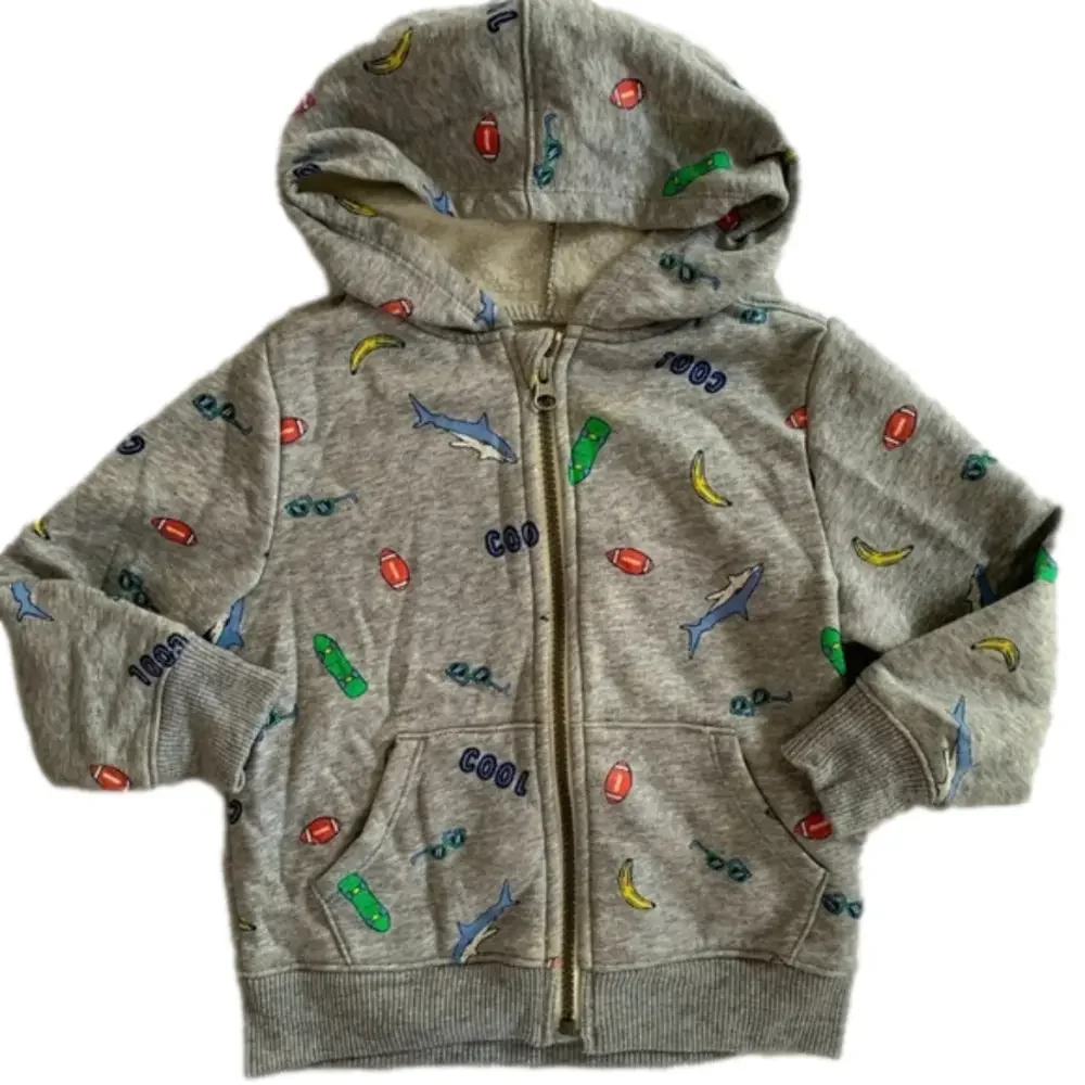 Old Navy Cool Fleece I terrines Hooded & Zippered Jacket Size 5T